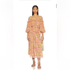 SPELL Last Drinks Midi Dress